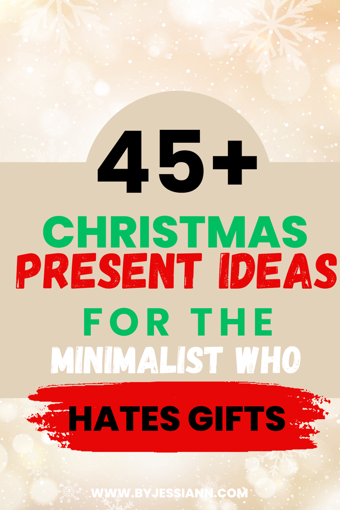 what to get a minimalist for christmas