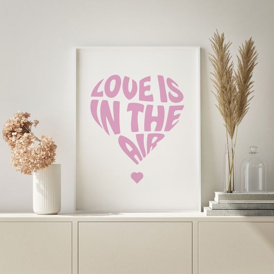 minimalist valentines day decor