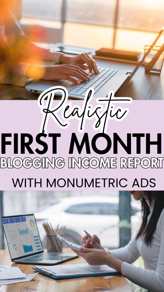 FIRST MONTH BLOGGING INCOME REPORT