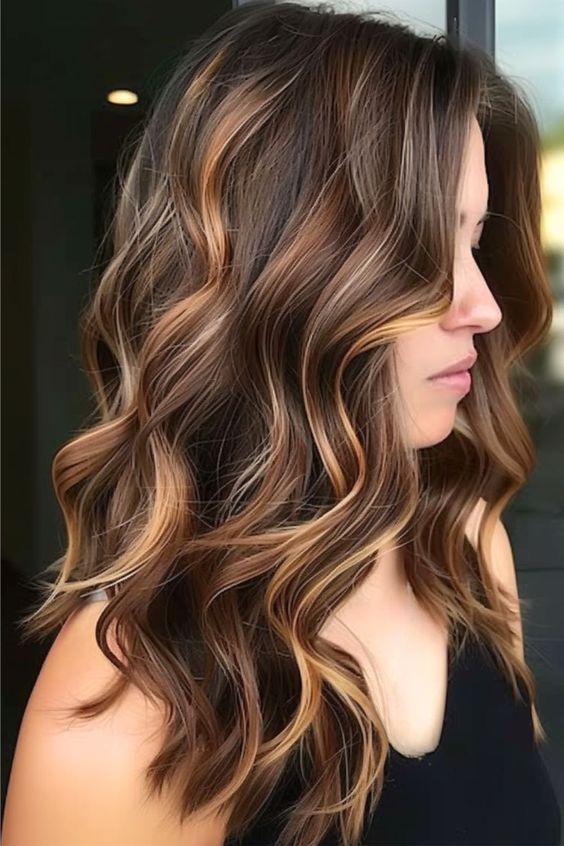 sunkissed brunette hair ideas