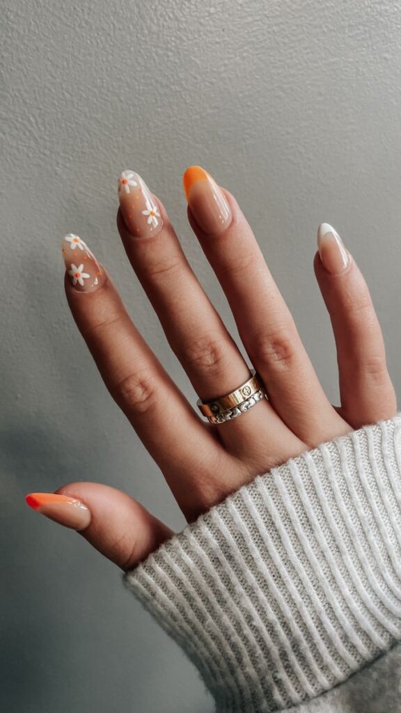 minimalist summer nails