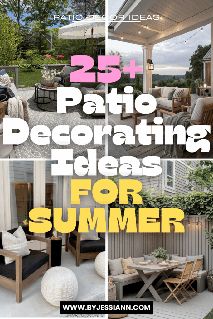 PATIO DECORATING IDEAS FOR SUMMER