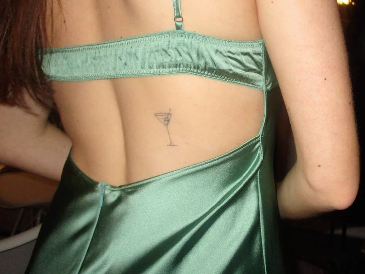 cute martini tat