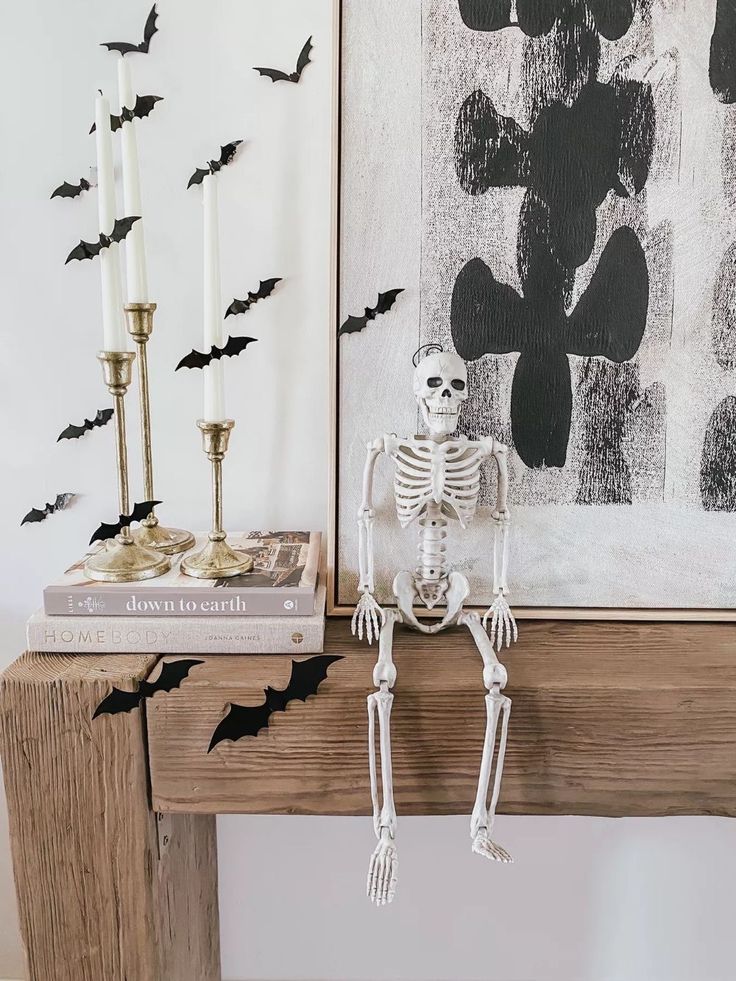 minimalist halloween decor