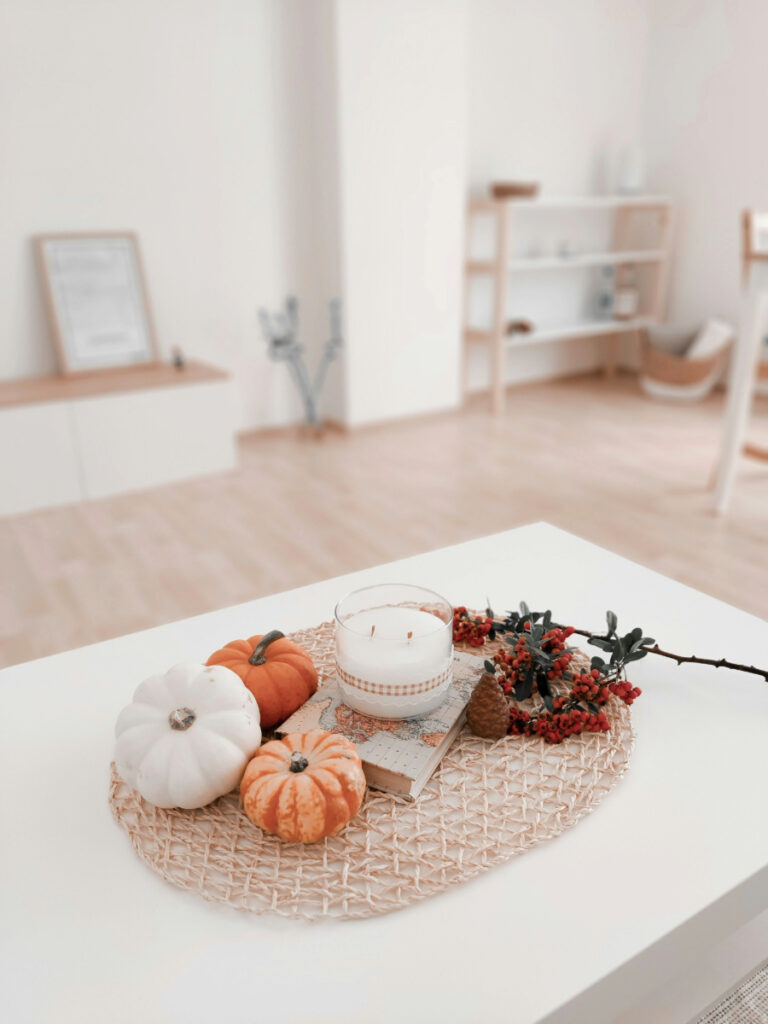 minimalist halloween decor